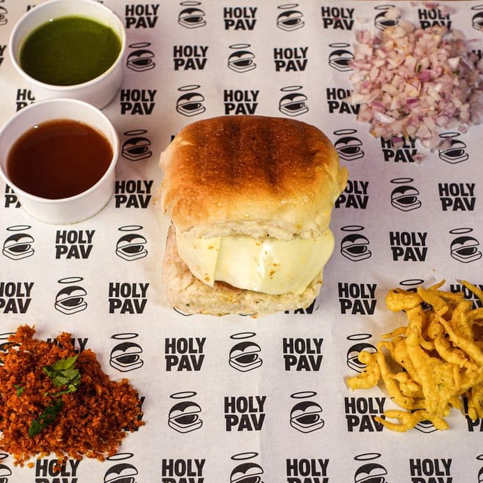 Cheese Grilled Vada Pav