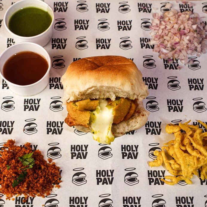 Crispy Cheese Burst Vada Pav