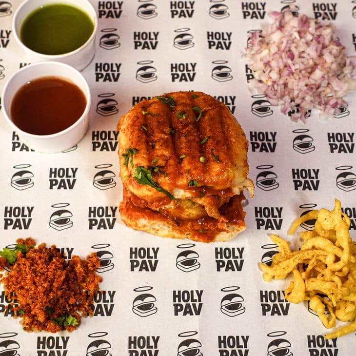 Schezwan Grilled Vada Pav